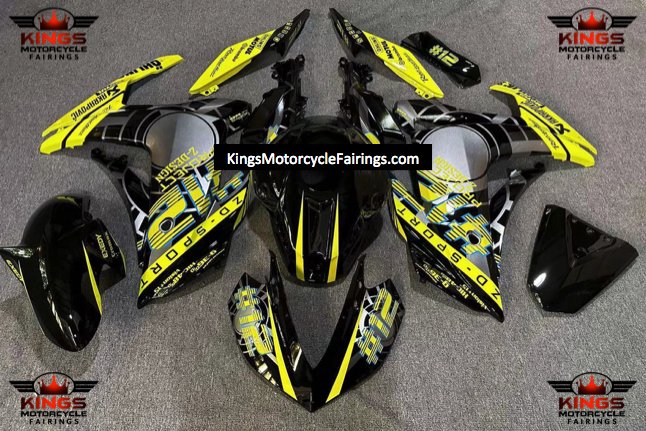Yamaha R3 Fairings (2015-2018) Black, Yellow, Silver, Blue | Kings ...