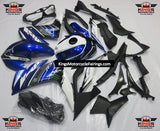Yamaha R3 Fairings (2015-2018) Blue, White, Silver at KingsMotorcycleFairings.com