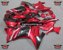 Yamaha R3 Fairings (2015-2018) Candy Red, Black at KingsMotorcycleFairings.com