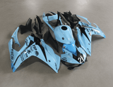 Yamaha R3 Fairings (2015-2018) Light Blue, Black 21 at KingsMotorcycleFairings.com