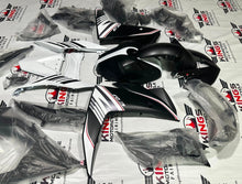 Yamaha R3 Fairings (2015-2018) Matte Black, White at KingsMotorcycleFairings.com
