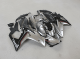 Yamaha R3 Fairings (2015-2018) Silver, Black, Red Stripe at KingsMotorcycleFairings.com