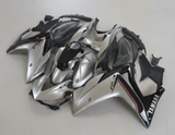 Yamaha R3 Fairings (2015-2018) Silver, Black, Red Stripe from KingsMotorcycleFairings.com