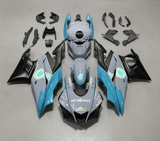 Yamaha R3 Fairings (2019-2021) Gray, Blue, Matte Black Petronas at KingsMotorcycleFairings.com