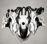 Yamaha R3 Fairings (2019-2021) White, Black, Gold Monster from KingsMotorcycleFairings.com