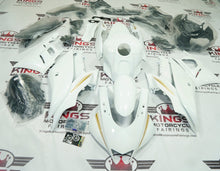 Yamaha R3 Fairings (2019-2021) White, Gold at KingsMotorcycleFairings.com