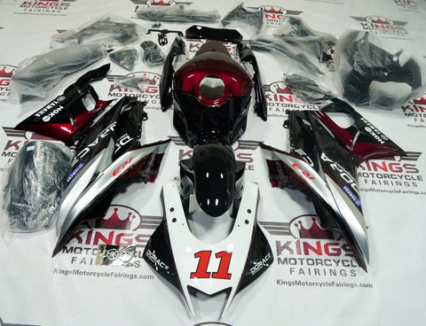 Yamaha R3 Fairings (2022-2024) Dark Red, Silver, Black, White at KingsMotorcycleFairings.com