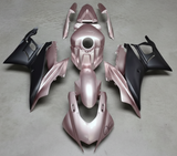 Yamaha R3 Fairings (2022-2024) Light Pink, Matte Black at KingsMotorcycleFairings.com