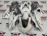Yamaha R3 Fairings (2022-2024) Pearl White, Black at KingsMotorcycleFairings.com