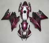 Yamaha R3 Fairings (2022-2024) Purple Magenta at KingsMotorcycleFairings.com