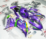 Yamaha R3 Fairings (2022-2024) Purple, Green, Eva at KingsMotorcycleFairings.com