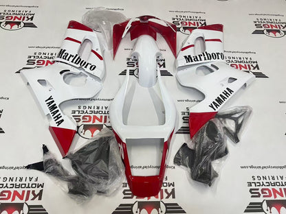 Yamaha R6 Fairings (1998-2002) White, Red, Black Marlboro from KingsMotorcycleFairings.com