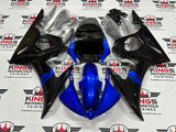 Yamaha R6 Fairings (2003-2004) Black, Blue at KingsMotorcycleFairings.com