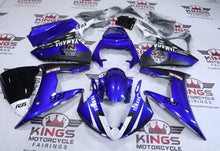 Yamaha R6 Fairings (2005) Blue, White, Black Yamalube at KingsMotorcycleFairings.com
