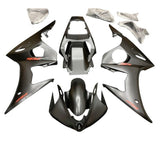 Yamaha R6 Fairings (2005) Matte Black, Matte Red at KingsMotorcycleFairings.com