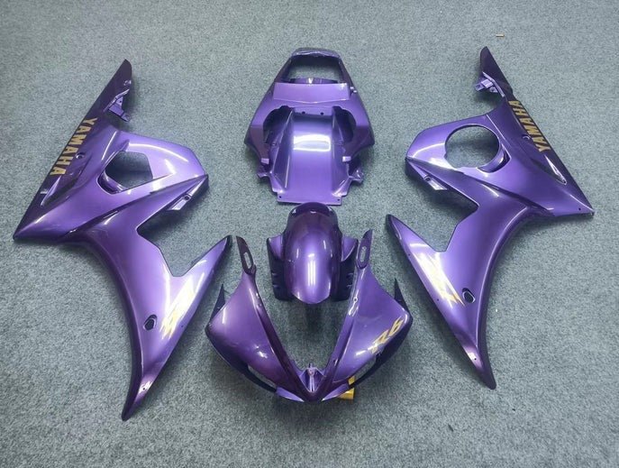 Yamaha YZF-R6 Fairings (2005) Purple, Gold at KingsMotorcycleFairings.com