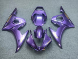 Yamaha R6 Fairings (2005) Purple, Gold at KingsMotorcycleFairings.com