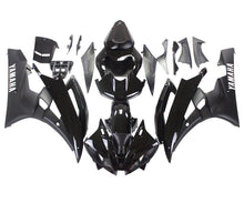 Yamaha YZF-R6 Fairings (2006-2007) Black, Matte Black, White at KingsMotorcycleFairings.com