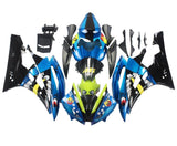 Yamaha R6 Fairings (2006-2007) Blue, Black, Jaws at KingsMotorcycleFairings.com