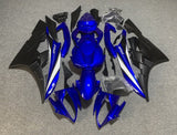 Yamaha R6 Fairings (2006-2007) Blue, Matte Black, White, Silver at KingsMotorcycleFairings.com