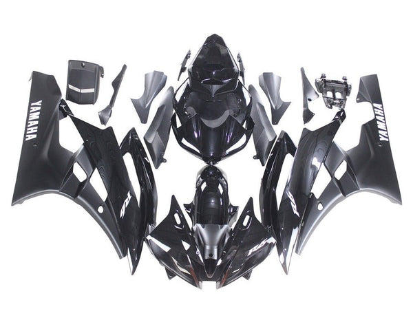 Yamaha R6 Fairings (2006-2007) Gloss Black, Matte Black, White at KingsMotorcycleFairings.com