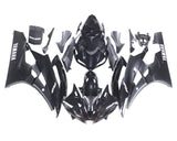 Yamaha YZF-R6 Fairings (2006-2007) Gloss Black, Matte Black, White at KingsMotorcycleFairings.com