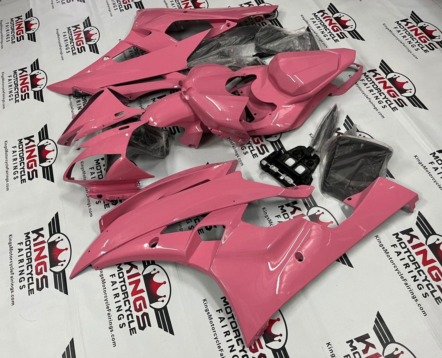 Yamaha R6 Fairing set (2006-2007) Light Pink from KingsMotorcycleFairings.com