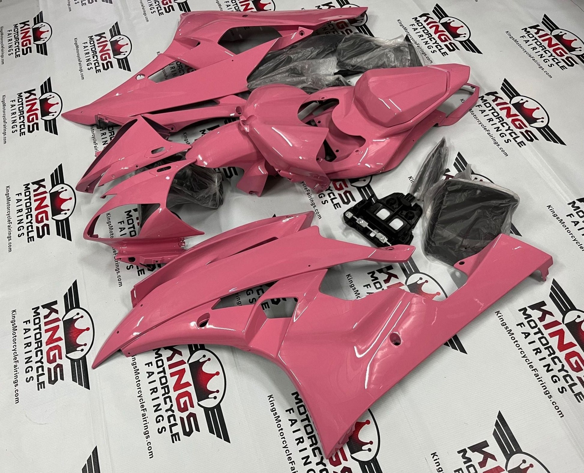 Yamaha R6 Fairing set (2006-2007) Light Pink from KingsMotorcycleFairings.com
