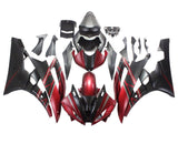 Yamaha YZF-R6 Fairings (2006-2007) Matte Dark Red, Black, Gray at KingsMotorcycleFairings.com