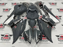 Yamaha R6 Fairings (2006-2007) Nardo Gray, White, Black Stripe at KingsMotorcycleFairings.com
