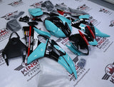 Yamaha R6 Fairings (2006-2007) Petronas Black, Blue at KingsMotorcycleFairings.com