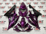 Yamaha R6 Fairings (2006-2007) Purple, Black Dragon at KingsMotorcycleFairings.com