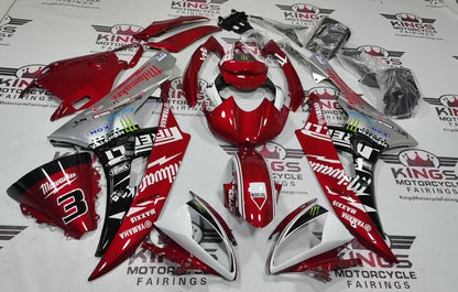 Yamaha R6 Fairings (2006-2007) Red, White, Silver, Black at KingsMotorcycleFairings.com
