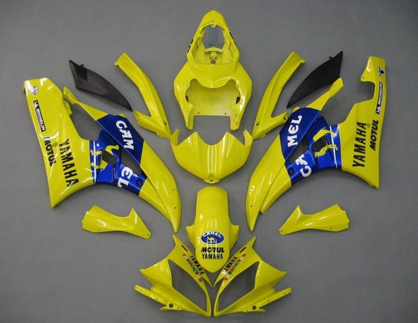 Yamaha R6 Fairings (2006-2007) Yellow, Blue, White, Camel at KingsMotorcycleFairings.com