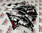 Yamaha R6 Fairings (2008-2016) Black, White, Red, Japanese Geisha from KingsMotorcycleFairings.com