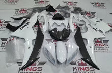 Yamaha R6 Fairings (2008-2016) Gloss White, Faux Carbon Fiber at KingsMotorcycleFairings.com