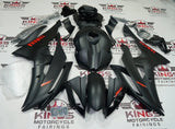 Yamaha YZF-R6 Fairings (2008-2016) Matte Black, Red at KingsMotorcycleFairings.com