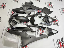 Yamaha R6 Fairings (2008-2016) Matte Dark Gray, Gloss Black from KingsMotorcycleFairings.com