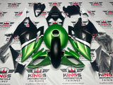 Yamaha R6 Fairings (2008-2016) Matte Green, Black, White from KingsMotorcycleFairings.com