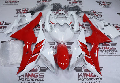 Yamaha R6 Fairings (2008-2016) Red, White, Black from KingsMotorcycleFairings.com