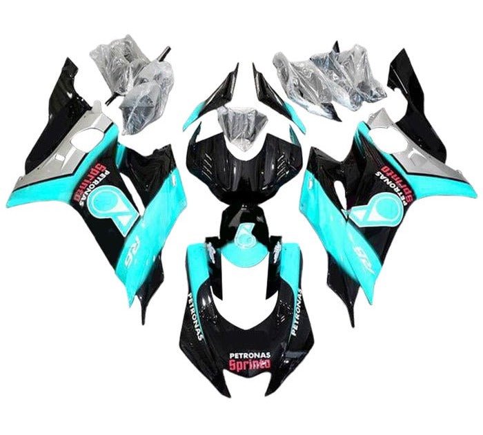 Yamaha YZF-R6 Fairings (2017-2022) Black, Blue Turquoise, Petronas at KingsMotorcycleFairings.com