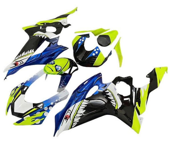 Yamaha R6 Fairings (2017-2022) Blue, Neon Yellow, Shark at KingsMotorcycleFairings.com