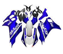 Yamaha R6 Fairings (2017-2022) Blue, White GYTR at KingsMotorcycleFairings.com