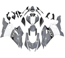Yamaha YZF-R6 Fairings (2017-2022) Gray, White, Black at KingsMotorcycleFairings.com