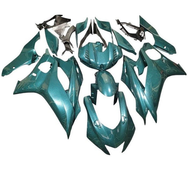 Yamaha R6 Fairings (2017-2022) Green Teal Metallic at KingsMotorcycleFairings.com