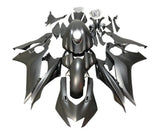 Yamaha YZF-R6 Fairings (2017-2022) All Matte Black at KingsMotorcycleFairings.com