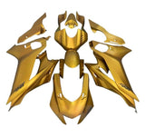 Yamaha YZF-R6 Fairings (2017-2022) Matte Gold at KingsMotorcycleFairings.com