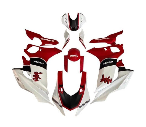 Yamaha R6 Fairings (2017-2022) Matte White, Red, Black GYTR at KingsMotorcycleFairings.com