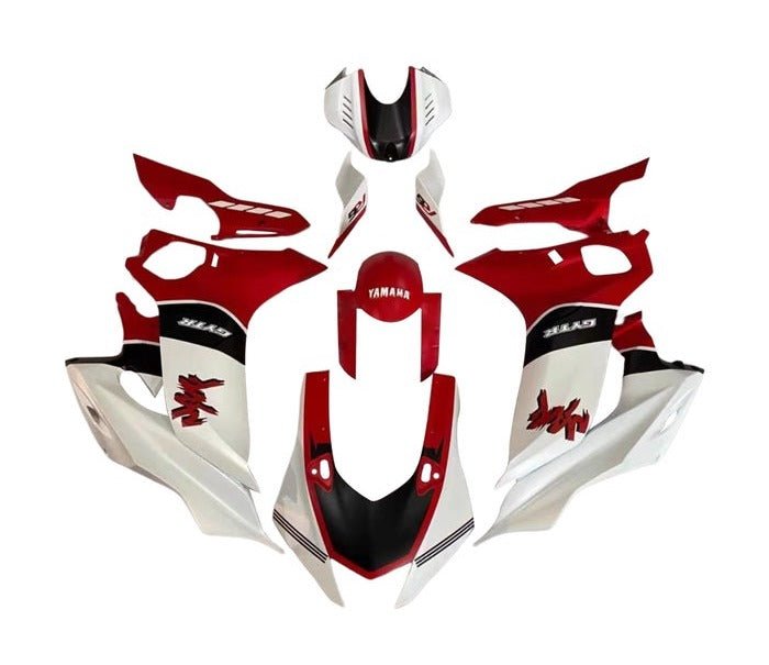 Yamaha YZF-R6 Fairings (2017-2022) Matte White, Red, Black GYTR at KingsMotorcycleFairings.com