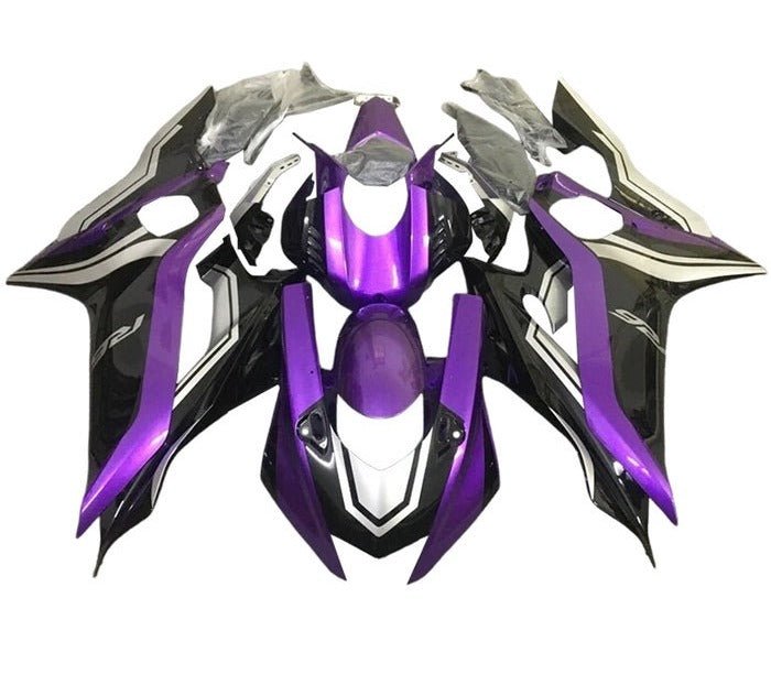 Yamaha R6 Fairings (2017-2022) Purple, Black, Silver at KingsMotorcycleFairings.com